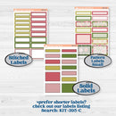 Tropical Summer Kit | A5 Daily Duo Planner Kit Stickers | Borneo | KIT-395-L