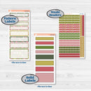 Tropical Summer Kit | 7x9 Erin Condren Daily Duo Planner Kit Stickers | Borneo | KIT-395-M