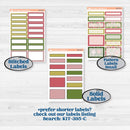 Tropical Summer Kit | 7x9 Erin Condren Daily Duo Planner Kit Stickers | Borneo | KIT-395-M