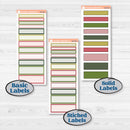 Tropical Summer Kit | A5 Plum Daily Planner Kit Stickers | Borneo | KIT-395-N