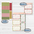 Tropical Summer Kit | 7x9 Plum Daily Planner Kit Stickers | Borneo | KIT-395-P