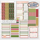 Tropical Summer Kit | 7x9 Plum Daily Planner Kit Stickers | Borneo | KIT-395-P