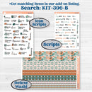 Floral Tropical Summer Kit | Hobonichi Cousin Weekly & Daily Planner Kit Stickers | Hawaii | KIT-396-E