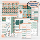 Floral Tropical Summer Kit | Hobonichi Cousin Weekly & Daily Planner Kit Stickers | Hawaii | KIT-396-E