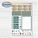 Floral Tropical Summer Kit | A5 Compact Vertical Planner Kit Stickers for Erin Condren | Hawaii | KIT-396-G