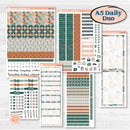 Floral Tropical Summer Kit | A5 Daily Duo Planner Kit Stickers | Hawaii | KIT-396-L