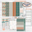 Floral Tropical Summer Kit | 7x9 Erin Condren Daily Duo Planner Kit Stickers | Hawaii | KIT-396-M