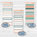 Floral Tropical Summer Kit | 7x9 Plum Daily Planner Kit Stickers | Hawaii | KIT-396-P