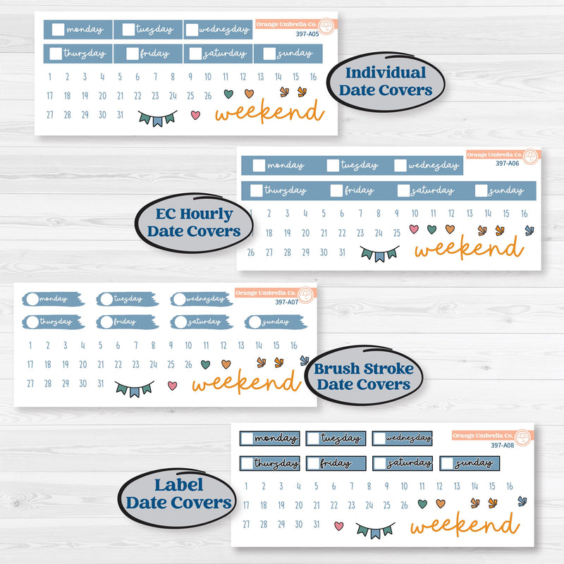 Cow Farm Kit | Weekly Sticker Kit for Vertical Planners like Erin Condren | Legen-dairy | KIT-397-A