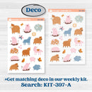 Cow Farm Kit | Freestyle Kit Any Planner Kit Stickers | Legen-dairy | KIT-397-K
