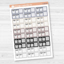 2025 Kit Weather Trackers for Hobonichi Cousin Planner Stickers | F17 | L-525