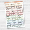 2025 Kit Weather Trackers for Hobonichi Cousin Planner Stickers | F17 | L-525