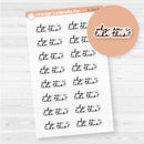 Why Am I like This | Snarky Spazz Quotes Planner Stickers | Clear Matte | D-360-BCM