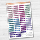 Washi Tape Days of the week Day Of the Week Planner Stickers | F17 | B-222