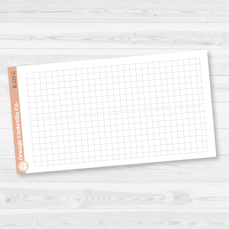 7x9 EC Monthly Bottom Box Dashboard Box Fillers for Erin Condren Planner Stickers | B-225