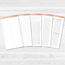 7x9 EC Monthly Bottom Box Dashboard Box Fillers for Erin Condren Planner Stickers | B-225