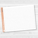 A5 EC Monthly | Bottom Box Dotted Sticker Covers Planner Stickers | B-227