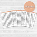 Dates of the Month - Jan-Jun 2026 Planner Stickers | F17 Print | Clear Matte | B-481-486-BCM