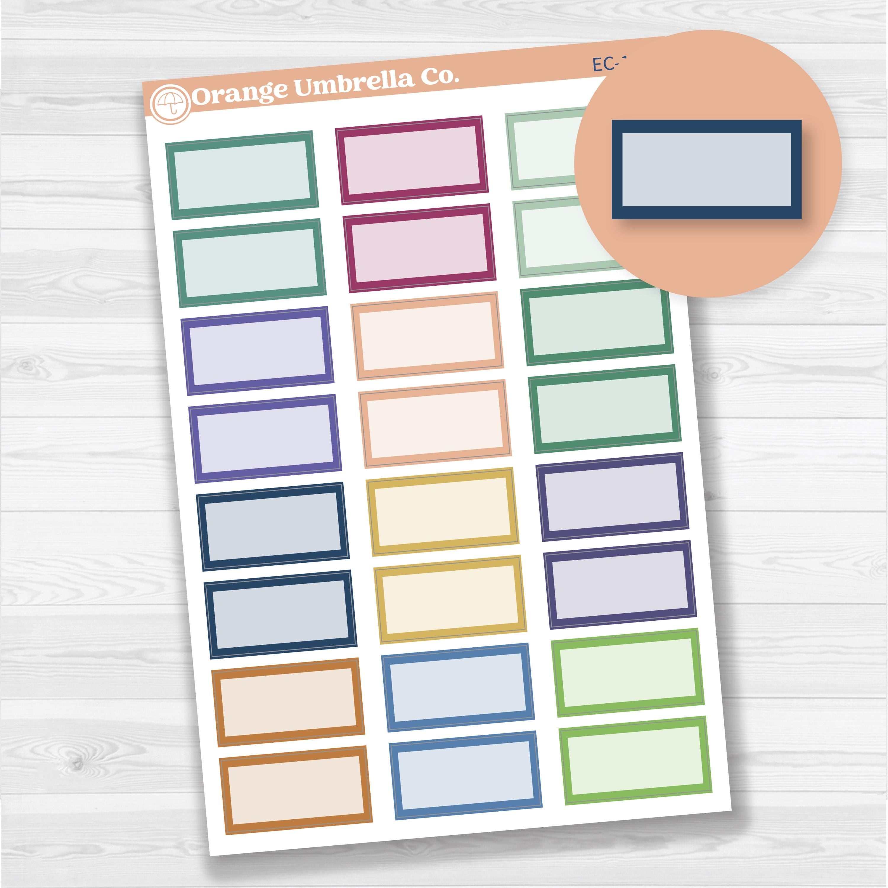 CLEARANCE | EC Mixed Third Box Labels Planner Stickers | Erin Condren ...