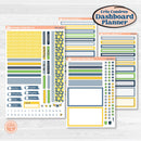 Summer Lemon Kit | Erin Condren Weekly Dashboard Planner Kit Stickers | Lemon Me Know | KIT-394-HA
