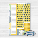 Summer Lemon Kit | Laurel Denise Softbound Monthly Planner Sticker Kit | Vertical & Horizontal | Lemon Me Know | KIT-393-QA