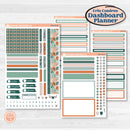 Floral Tropical Summer Kit | Erin Condren Weekly Dashboard Planner Kit Stickers | Hawaii | KIT-396-HA