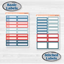 Independence Day | 4th Of July Kit | Weekly Add-On Labels Planner Kit Stickers | Freedom | KIT-394-C