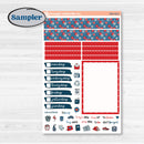 Independence Day | 4th Of July Kit | A5 Compact Vertical Planner Kit Stickers for Erin Condren | Freedom | KIT-394-G