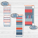Independence Day | 4th Of July Kit | A5 Daily Duo Planner Kit Stickers | Freedom | KIT-394-L