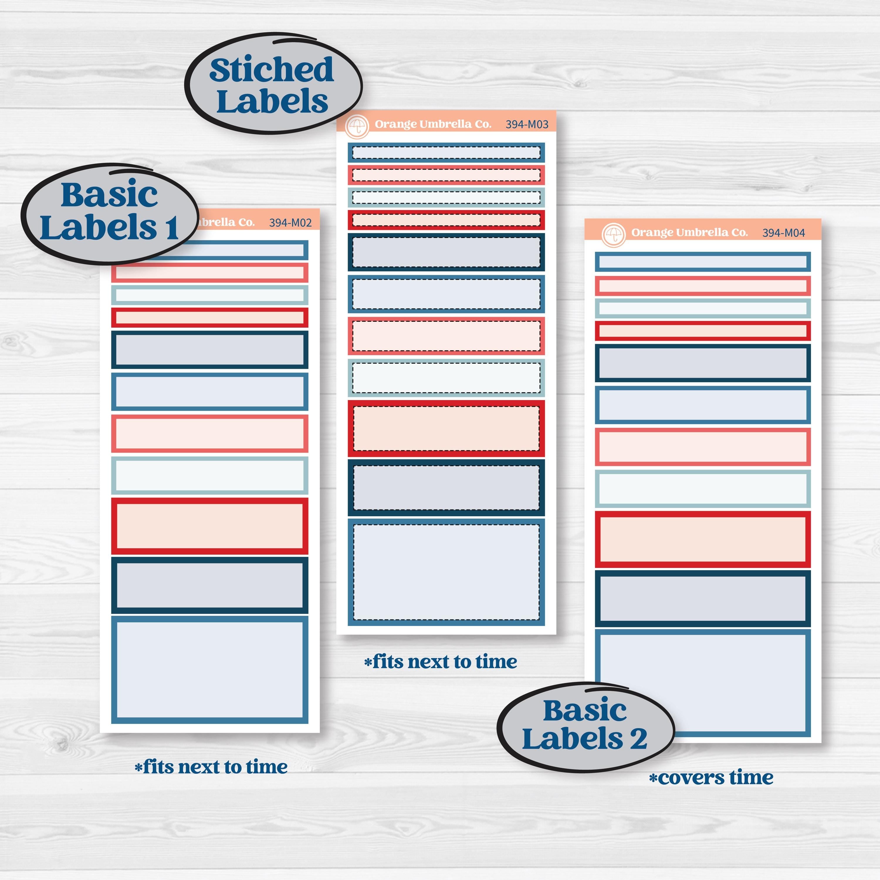 Independence Day | 4th Of July Kit | 7x9 Erin Condren Daily Duo Planner Kit Stickers | Freedom | KIT-394-M