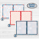 Independence Day | 4th Of July Kit | 7x9 Erin Condren Daily Duo Planner Kit Stickers | Freedom | KIT-394-M