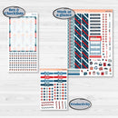 Independence Day | 4th Of July Kit | 7x9 Erin Condren Daily Duo Planner Kit Stickers | Freedom | KIT-394-M