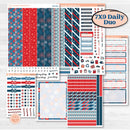 Independence Day | 4th Of July Kit | 7x9 Erin Condren Daily Duo Planner Kit Stickers | Freedom | KIT-394-M