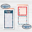 Independence Day | 4th Of July Kit | A5 Erin Condren Monthly & Dashboard Sticker Kit | 2024-2025 Planners | Freedom | KIT-394-V