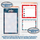 Independence Day | 4th Of July Kit | 7x9 Erin Condren Life Planner Monthly Dashboard Sticker Kit | 2024-2025 Planners | Freedom | KIT-394-W