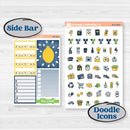 Summer Lemon Kit | Weekly Add-On Planner Kit Stickers | Lemon Me Know | KIT-393-B