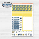 Summer Lemon Kit | A5 Compact Vertical Planner Kit Stickers for Erin Condren | Lemon Me Know | KIT-393-G