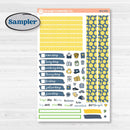 Summer Lemon Kit | 7x9 Compact Vertical Planner Kit Stickers | Lemon Me Know | KIT-393-H