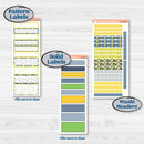 Summer Lemon Kit | A5 Daily Duo Planner Kit Stickers | Lemon Me Know | KIT-393-L