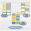 Summer Lemon Kit | 7x9 Plum Daily Planner Kit Stickers | Lemon Me Know | KIT-393-P