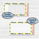 Summer Lemon Kit | A5 Erin Condren Monthly & Dashboard Sticker Kit | 2024-2025 Planners | Lemon Me Know | KIT-393-V