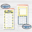 Summer Lemon Kit | A5 Erin Condren Monthly & Dashboard Sticker Kit | 2024-2025 Planners | Lemon Me Know | KIT-393-V