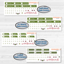 Tropical Summer Kit | Weekly Sticker Kit for Vertical Planners like Erin Condren | Borneo | KIT-395-A