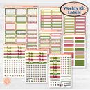 Tropical Summer Kit | Weekly Add-On Labels Planner Kit Stickers | Borneo | KIT-395-C
