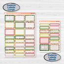 Tropical Summer Kit | Weekly Add-On Labels Planner Kit Stickers | Borneo | KIT-395-C