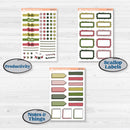 Tropical Summer Kit | Weekly Add-On Labels Planner Kit Stickers | Borneo | KIT-395-C