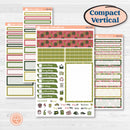 Tropical Summer Kit | A5 Compact Vertical Planner Kit Stickers for Erin Condren | Borneo | KIT-395-G