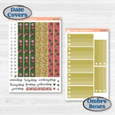 Tropical Summer Kit | A5 Plum Daily Planner Kit Stickers | Borneo | KIT-395-N