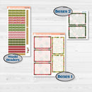 Tropical Summer Kit | A5 Plum Daily Planner Kit Stickers | Borneo | KIT-395-N