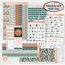 Floral Tropical Summer Kit | Weekly Add-On Planner Kit Stickers | Hawaii | KIT-396-B